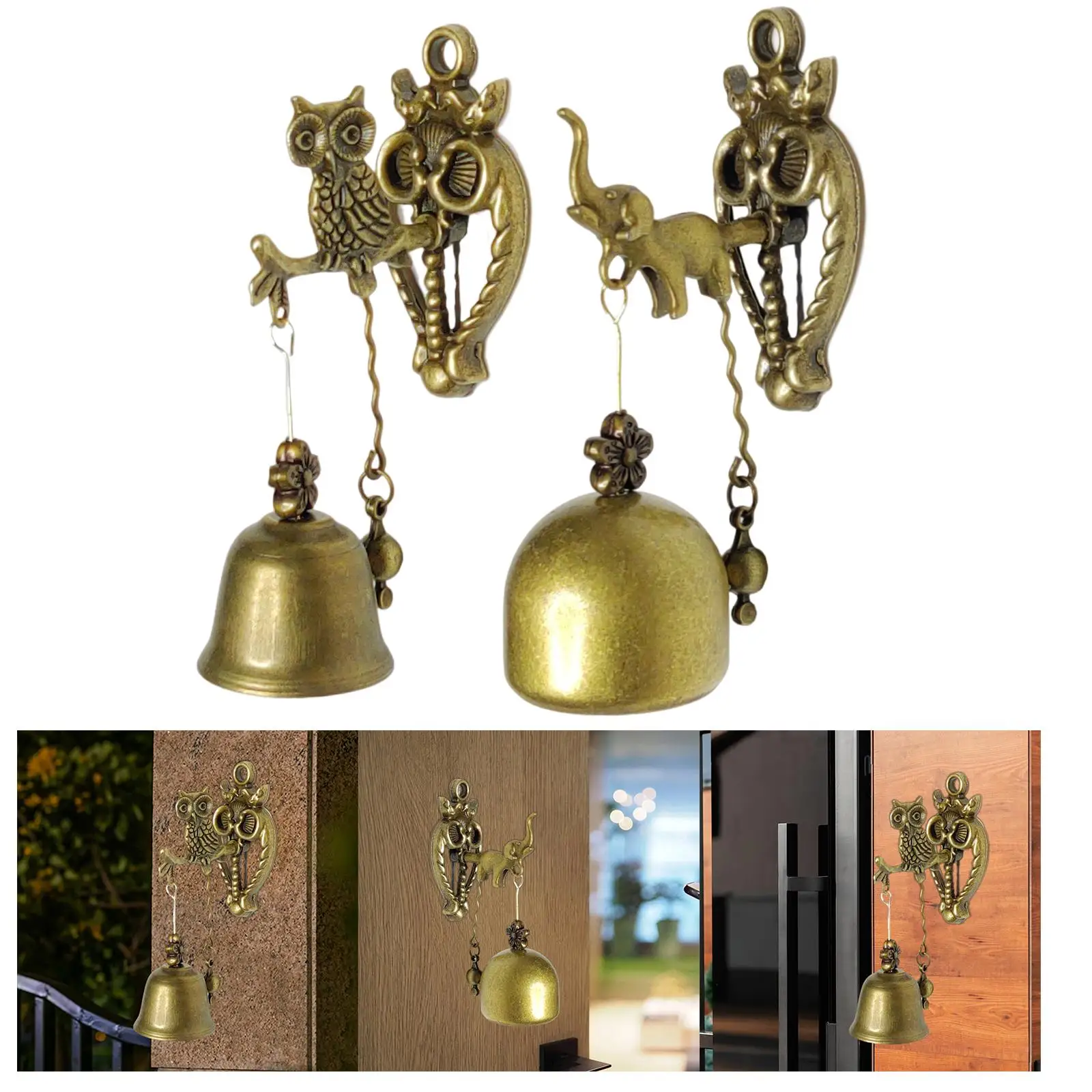 Antique Style Shopkeepers Door Bell Classic Style Entry Door Chime for Party