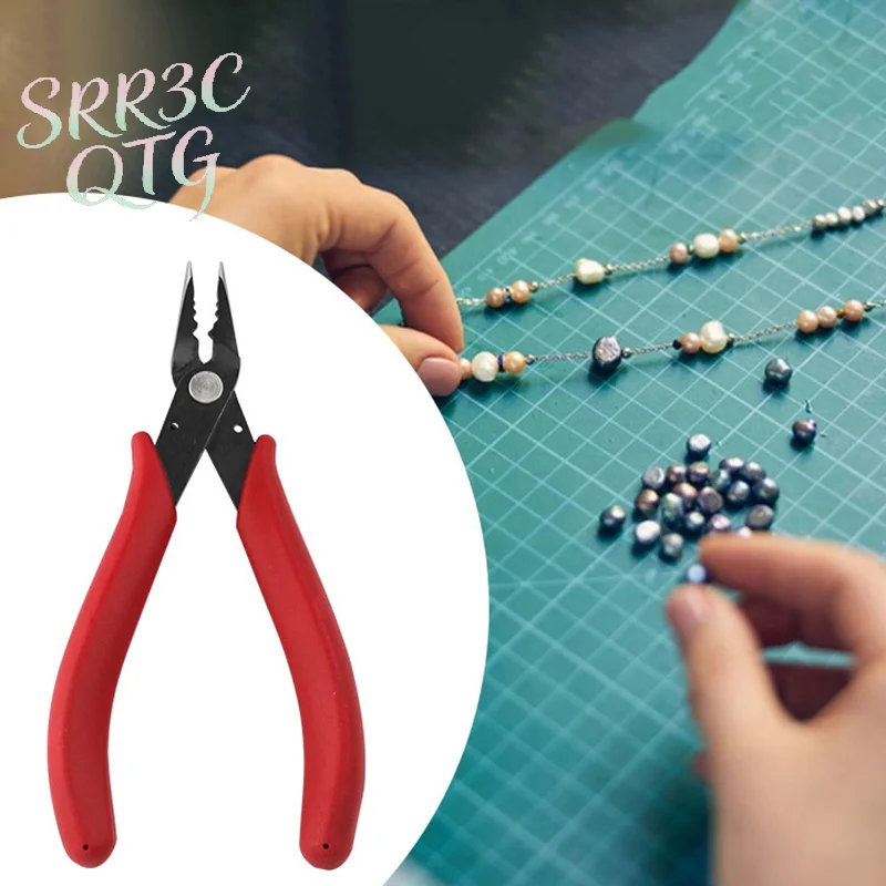 Jewelry Crimping Pliers Tweezers Crimp Nose Pliers Jump Rings & Split Rings Double Rings Diy Accessories For Making Tips Tool