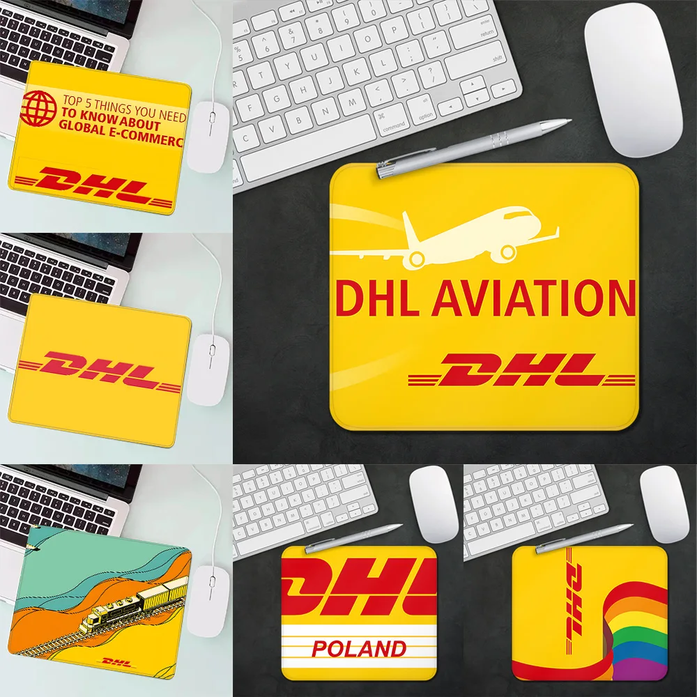 Global Express DHL Gaming Mauspad XS Kleines Mauspad für PC Gamer Desktop Dekoration Büro Mauspad Schreibtischunterlage Teppich