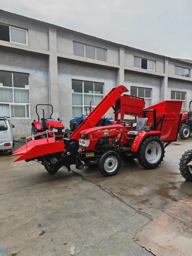Mini Agriculture Machinery Tractor Corn Maize Harvester Customized Corn Combine Maize Picker Corn Silage Harvester