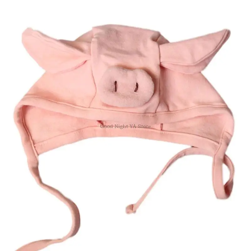 0-2 Years Old Pink Pig Hat Pig Cap Pig Hat Photography Prop