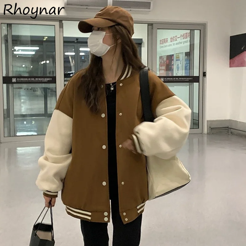 Basic Jackets Women Street Wear Fashion Preppy Korean Style Slouchy Prevalent Ulzzang Popular Autumn Cool Unisex Friends Chic