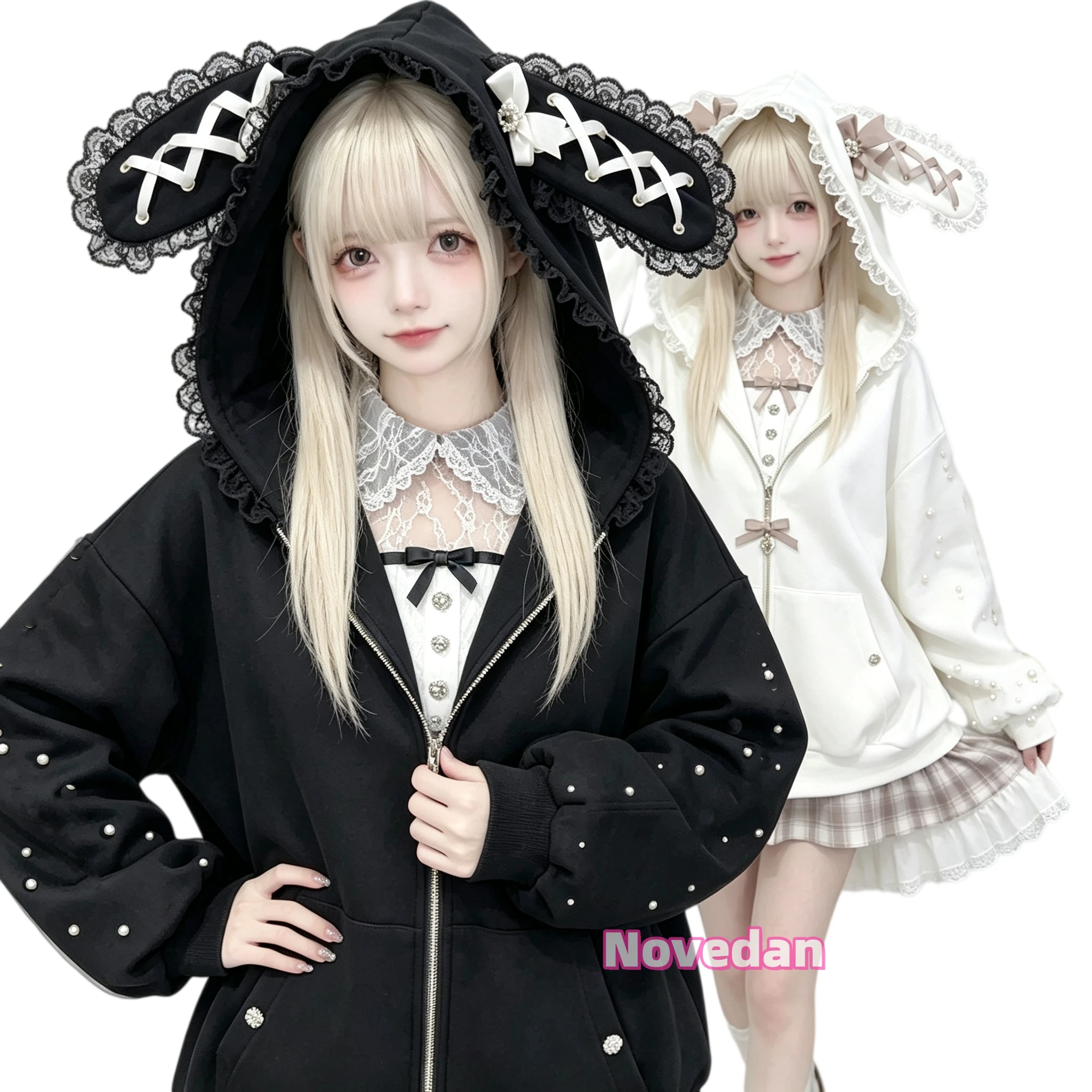 Streetwear Brand Y2K - Japanese Lolita Kawaii Jirai Kei Jacket
