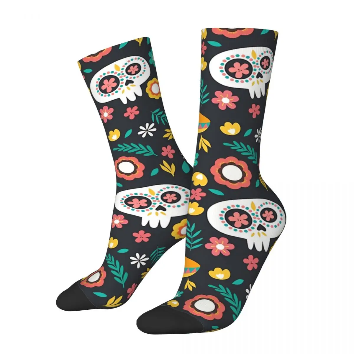 

Halloween Skulls Of The Day Of The Dead Ghost Socks Shopping 3D Print Boy Girls Mid-calf Sock