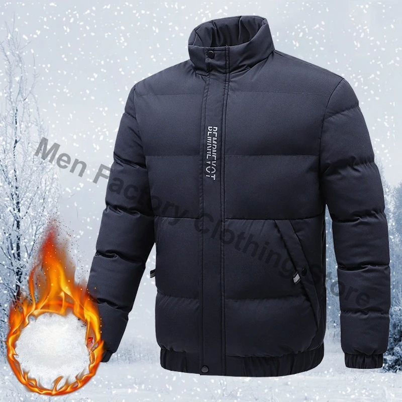 

Winter Men's Jacket Fashion Men Thermal Parkas Coats Casual Classic Outwear Windbreaker Warm Padded Jackets Men Clothing