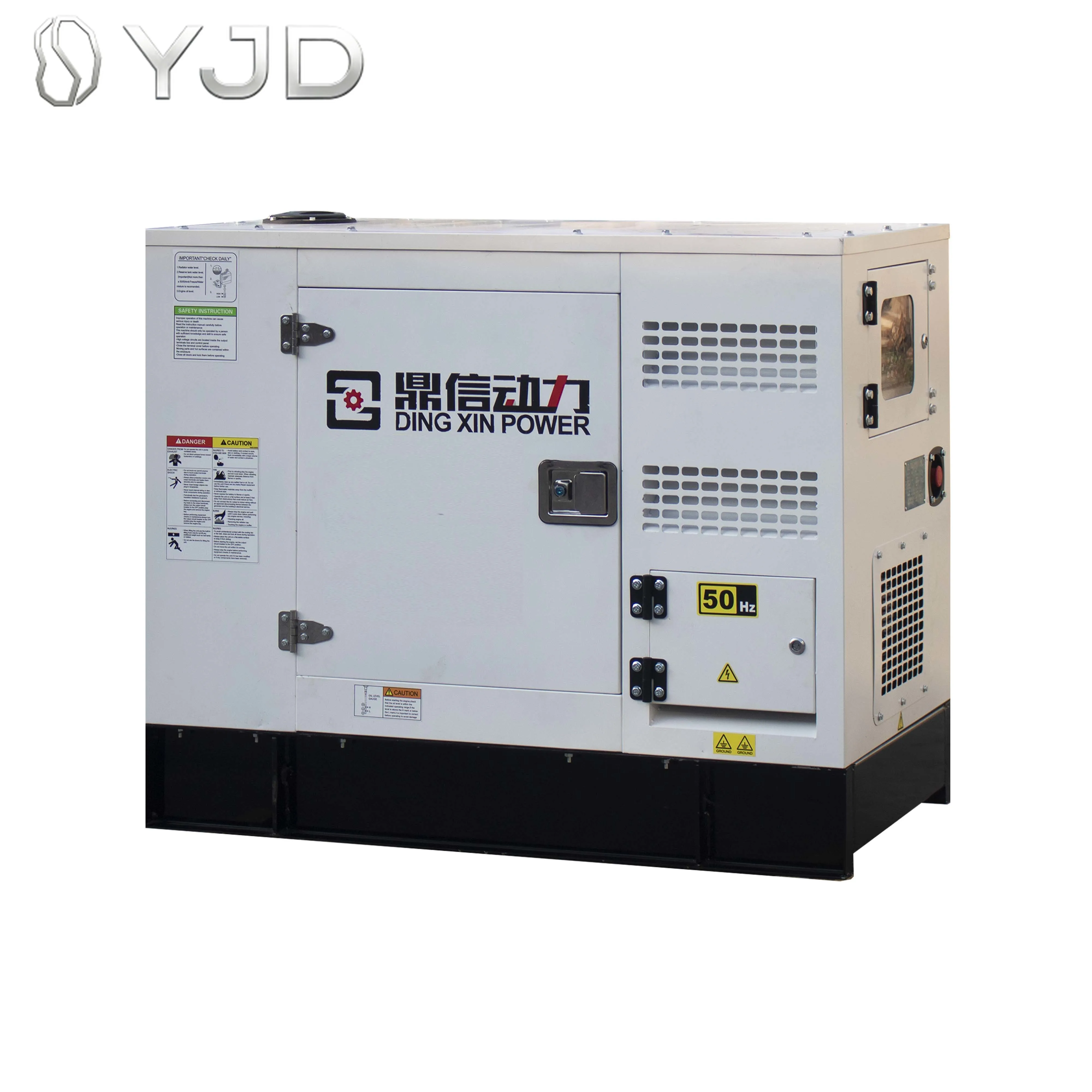 Factory Hot Sale 10kW to 20kW Cum-mins Silent Diesel Generator Set 50Hz 60Hz 3 Phase Soundproof Electric Starter