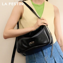 LA FESTIN Tote Bags for Women 2024 New Shoulder Crossbody Bag Large Capacity Bags Ladies Leather Bag Female Bags Big Bags