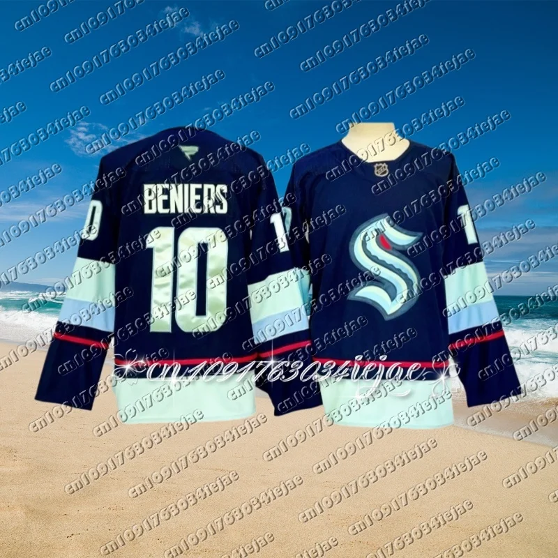 2026 Seattle Kraken Team Hockey sobre hielo Jersey Mezcla de fibra de poliéster para hombres Ropa deportiva adecuada para invierno y otoño