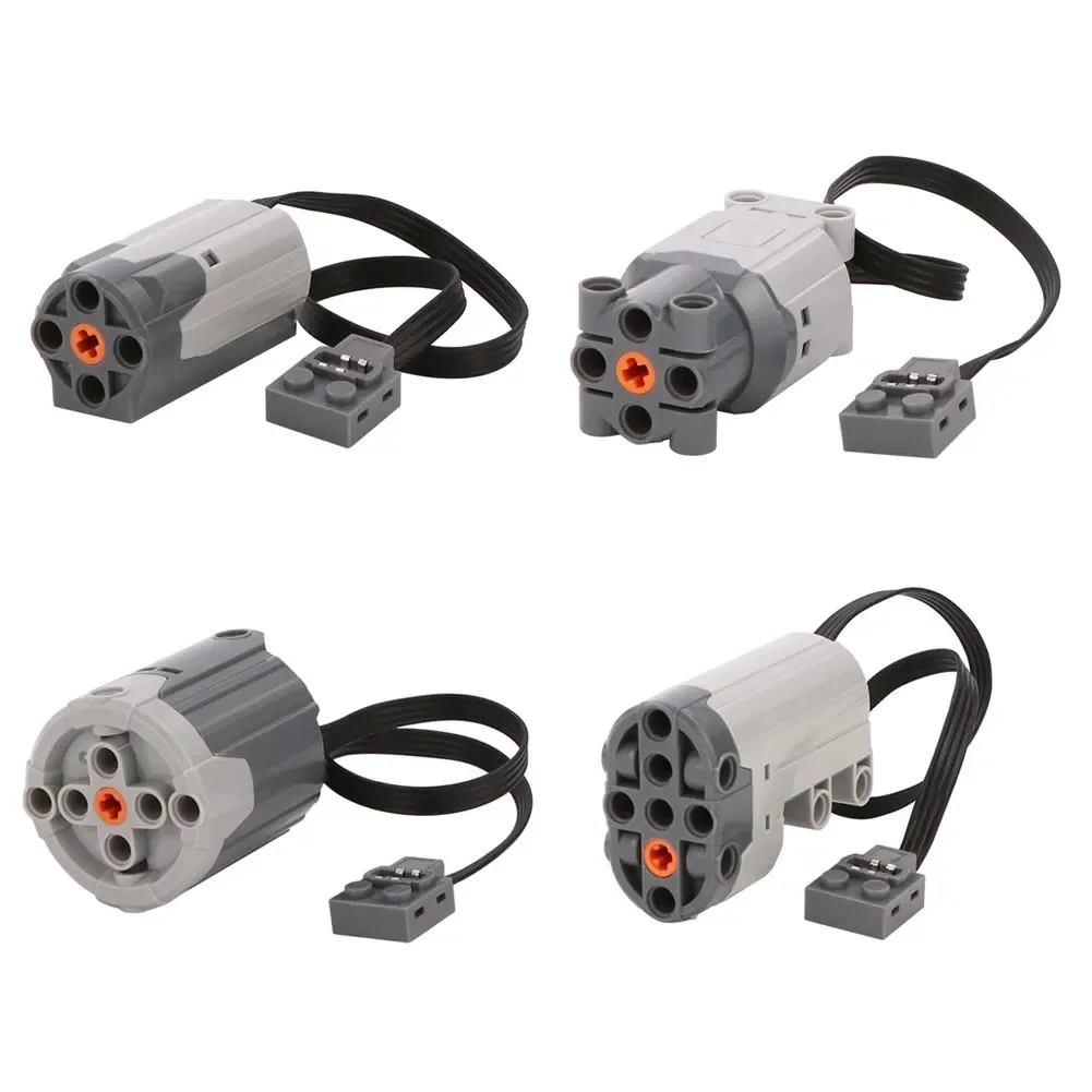 Technical Motor Parts Multi Power Functions 8883 8293 Tool Servo Train Motor PF Model Sets Building Blocks Compatible Legoeds