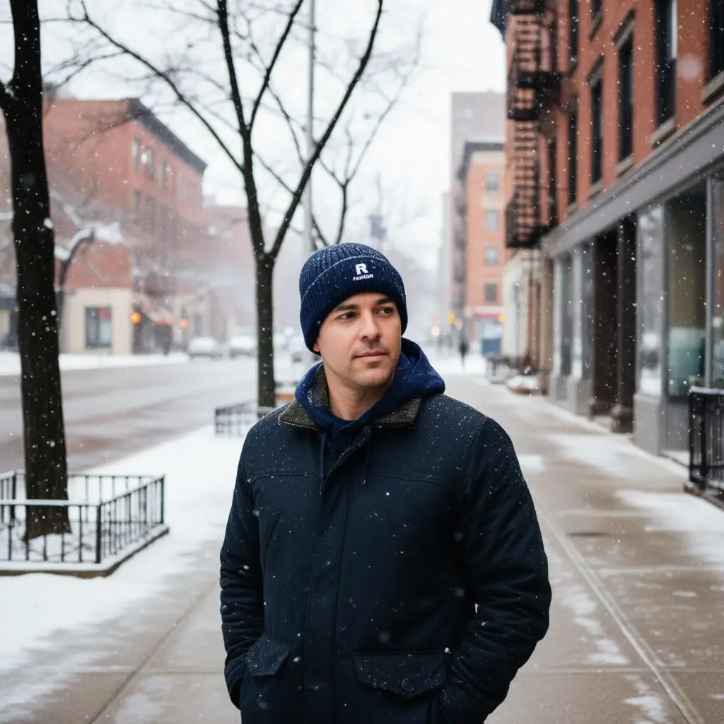 

Утолщенная шерстяная вязаная шапка для мужчин, уличная лыжная шапка для взрослых, большой размер головы, защита ушей, теплая морозостойкая модная шапка