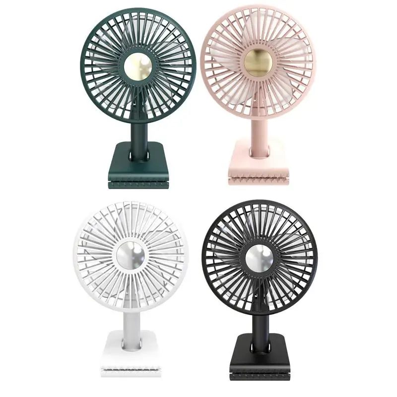 Portable Clip On Fan Portable Quiet Desk Fan 3 Speed Adjustable Wind Flow Whisper Quiet Operation Clip On Bed Fan For Office