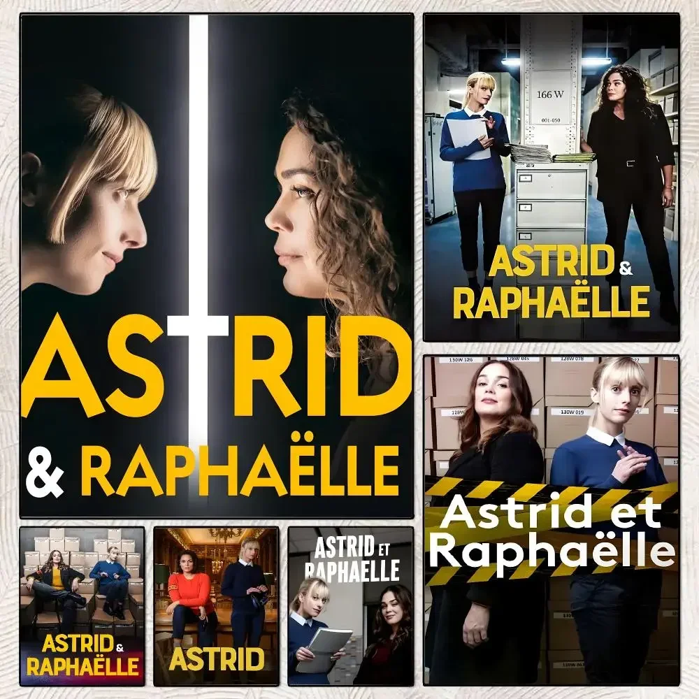 Detective TV A-Astrid Et Raphaelle Poster Decorative Wall Art Stickers Mural For Home Living Room Hallway Decor Gift