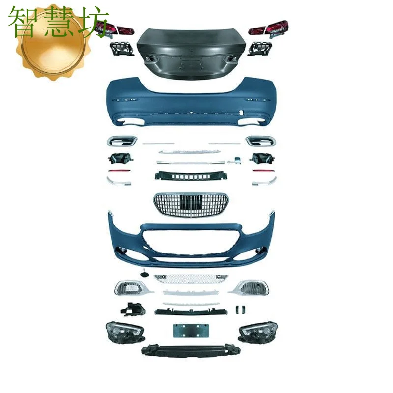 Suitable For Maybach W213 16-20 Up 21-23 Sport Version Front Bumper Radar Bracket Grille Modification Parts