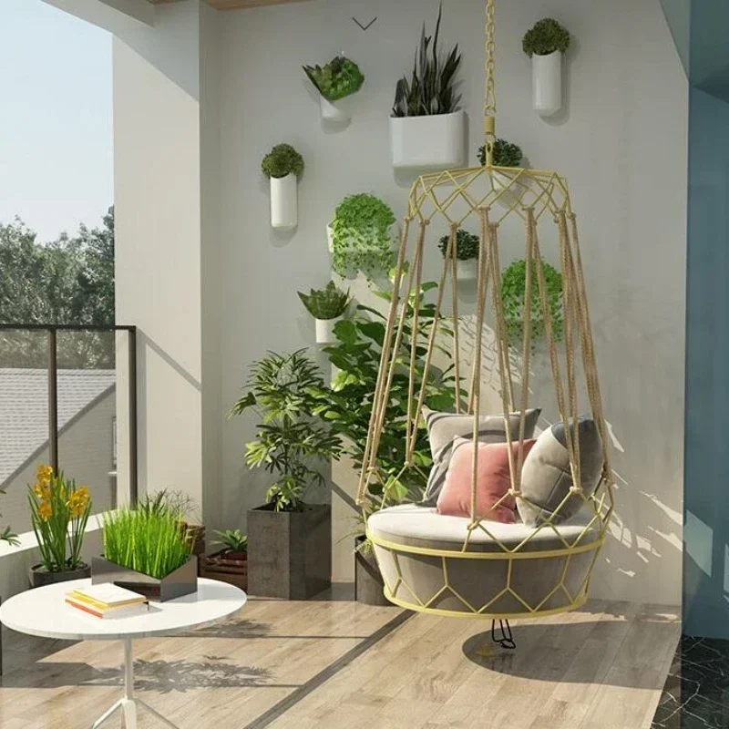 New garden rocking chair shopping mall beverage shop leisure balcony chair