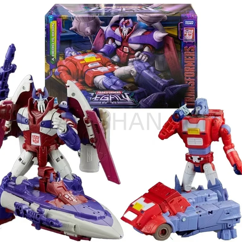 [In Stock] TAKARA TOMY Transformation Toys Legacy A Hero Is Born Alpha Trion Orion  Anime Figures Robot Action Figure Gifts