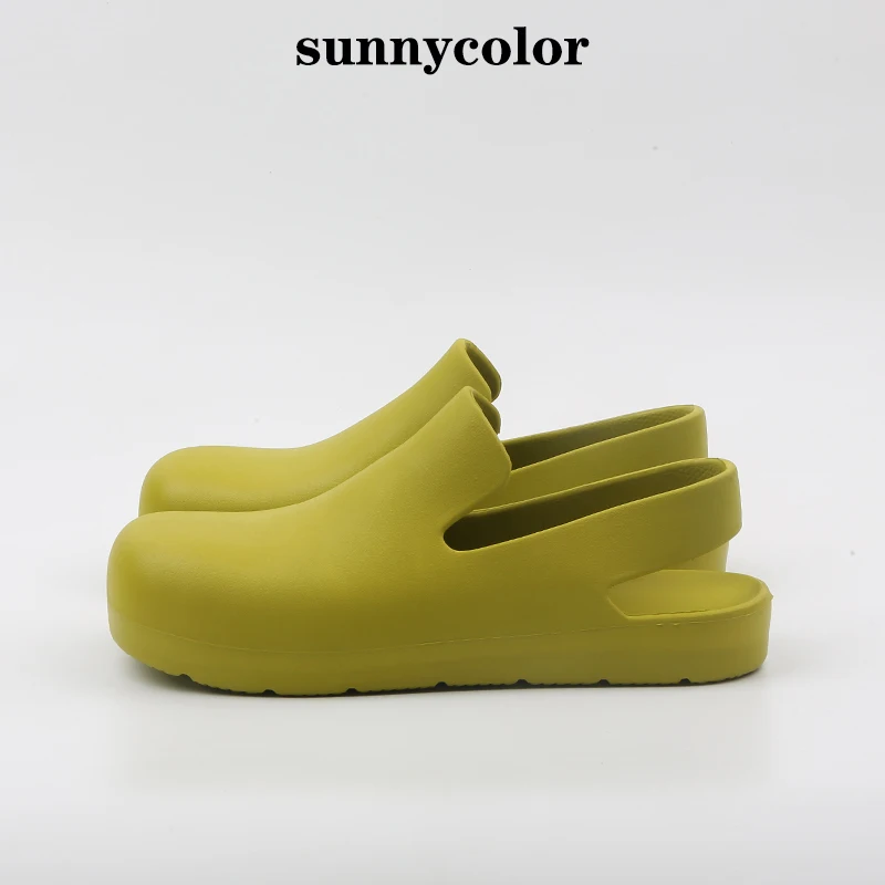 Summer Women Outdoor Slippers Wear-resistant Flats Simple Shoes Eva Light Sandals Female Non-slip Women Casual Sandals Solid