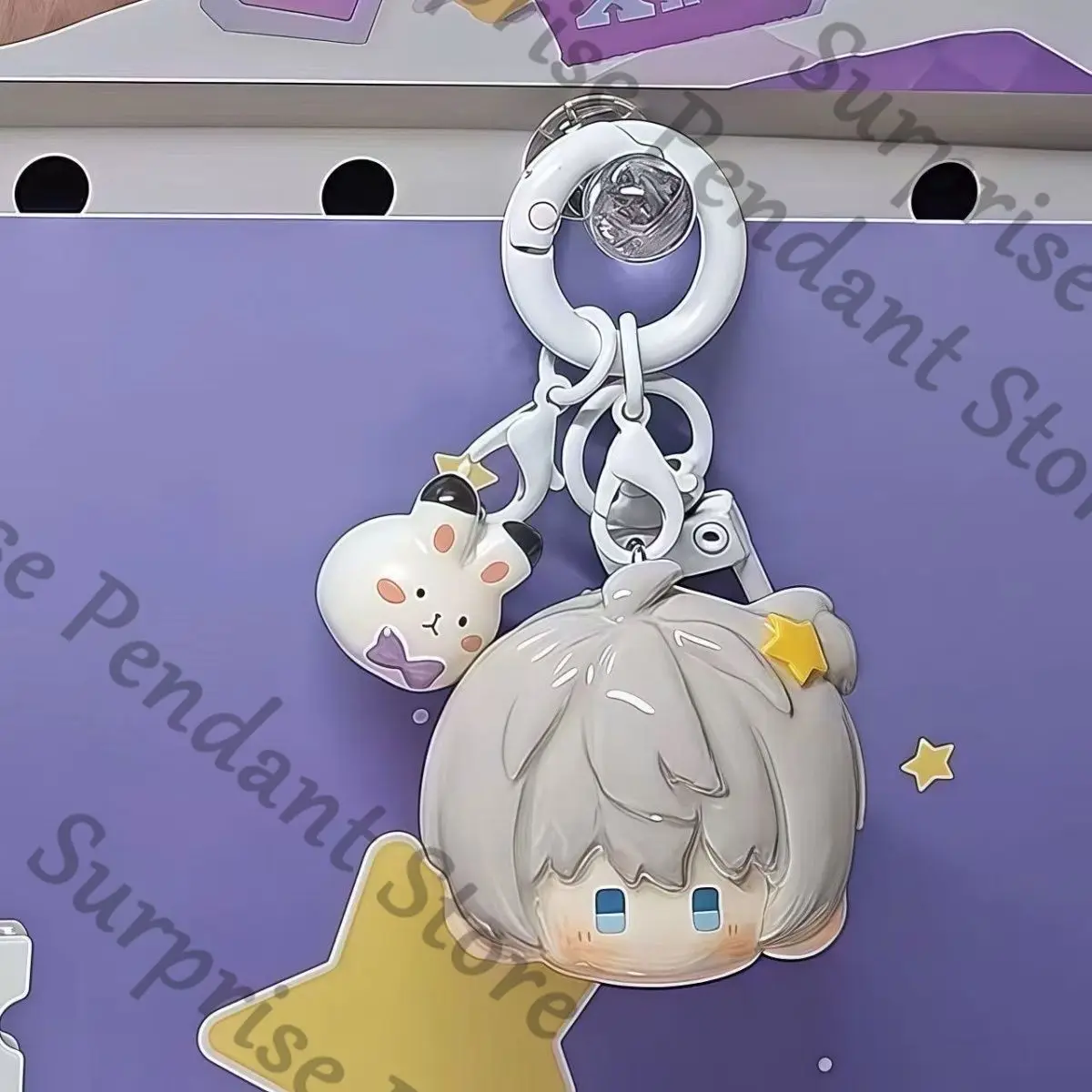 نموذج جديد الحب والمساحة العميقة قلادة من الراتنج Sylus Rafayel Zayne Xavier المفاتيح عنصر رباعي هدية زينة لطيفة