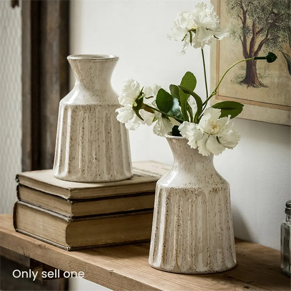 AB09 Vintage Vintage Ceramic Vases American Style Living Room and Bedroom Floral Arrangements Dried Flower Decorations
