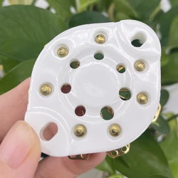 1PC 7PIN Tube Socket Ceramic Valve Base GZC7-13 for FU-25 1625 6A6 826 832 Vintage Audio Amplifier DIY
