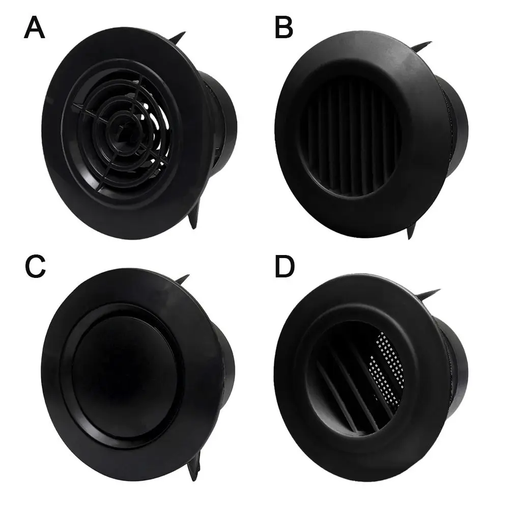 75/100/150mm Ducting Ventilation Grilles Air Vent Cover Extract Valve Grille Durable Air Circulation Vents Cap Home Decoration