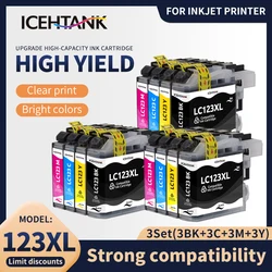Icehtank Compatibele Inktcartridges Voor Broer Lc 123 Mfc J4410dw J4510dw J870dw Dcp J4110dw J132 W J152w J552dw Printer Lc123xl