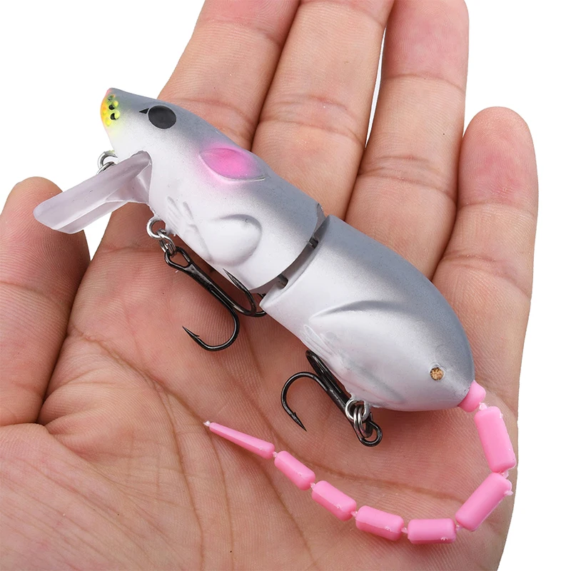 

Mouse Lure Artificial Plastic Mouse Fishing Lure Swimbait Rat Pike Bass Minnow Floatingbaits Fishing Tackle Accessories