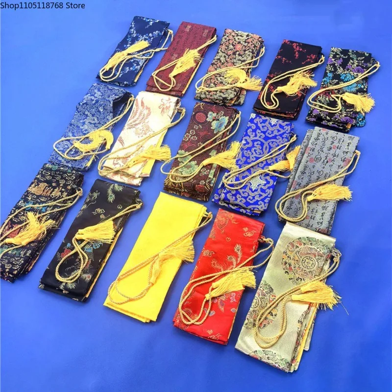 Katana Kendo Bamboo Sword Storage Bag Japanese Katana Protective Pouch Kung Fu Painting Organizer view 3