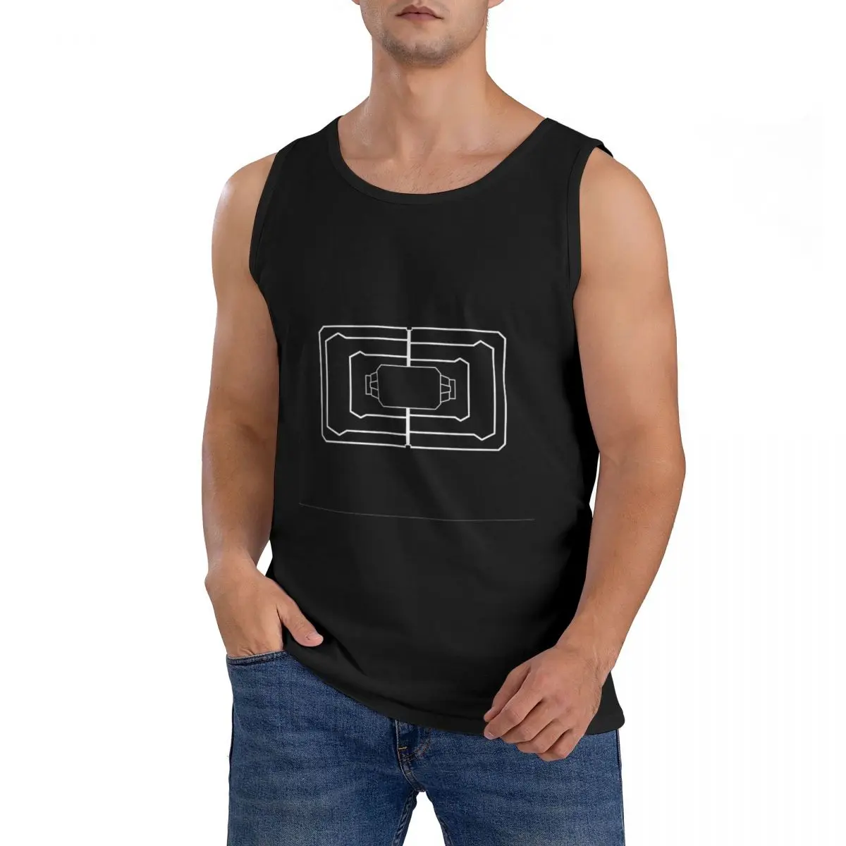 100% Cotton Rainbow 6 Siege Frost Trap Welcome Sleeveless T-Shirt Men Workout Sports Clothing Tops Men's Crew Neck Vest