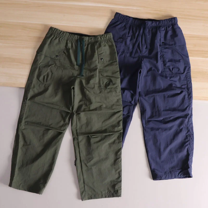 

Мужские винтажные японские брюки десантника, весна-лето, прямые свободные широкие брюки, повседневная рабочая одежда, длинные брюки