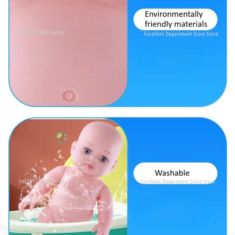 24 cm nouveau-né bébé Reborn poupée jouet modèle 9.45 pouces nouveau-né poupée fille jouet enfants apaisant jouet vacances cadeau d'anniversaire