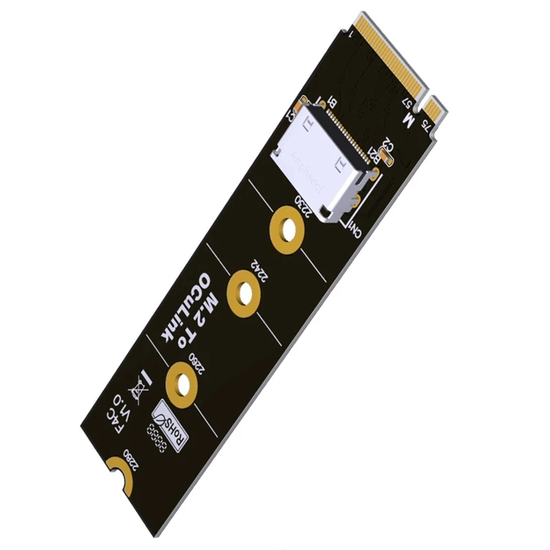 F4C M.2 Nvme Pcie 4.0 To Oculink SFF-8612 Adapter For 2.5 Inch NVME U.2(SFF 8639)SSD PCI-E NGFF Adapter Card