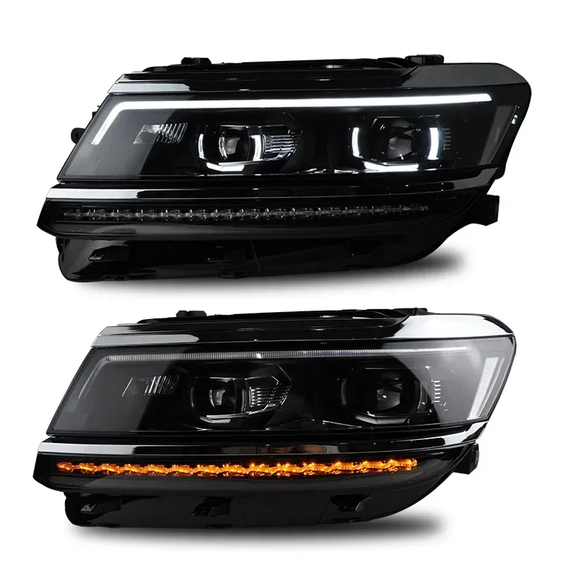 Lentille de budgétaire LED complète Sunshine, accessoires de lampe, dépenses OEM, VW Tiguan R Line 2017, 2018, 2019