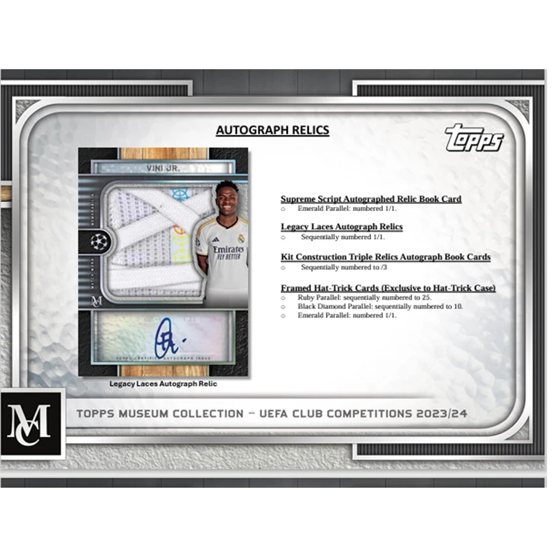 2023-24 مجموعة متحف Topps لكرة القدم UCL كريستال بريميوم لكرة القدم كريستال متحف الحرب الأوروبية ستار كارد صندوق بطاقة #5