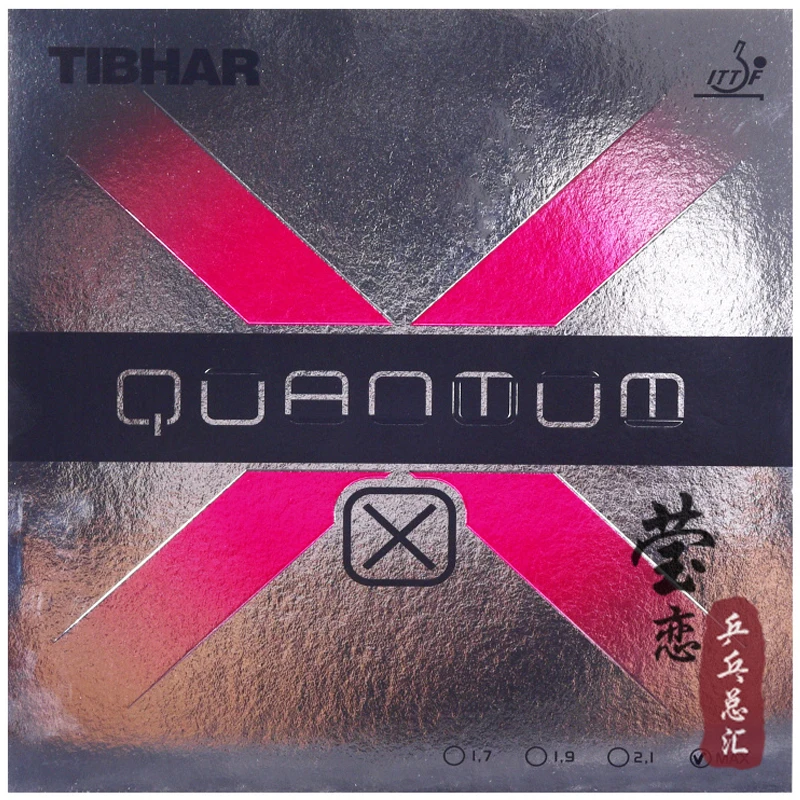 Original Tibhar quantum X table tennis rubber pimples in sticky rubber for 40+ table tennis ball game