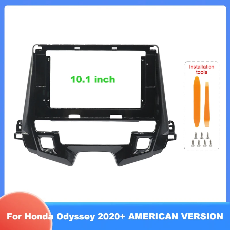 

For Honda Odyssey 2020 American Version Car Radio Fascia Frame Dashboard Panel Trim 2 Din Stereo Installation Kit