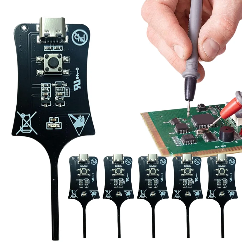 Portable Inductance Tester Quick Fault Detection Inductor Tester for Motherboard Coil Diagnostic Device for Component Testing