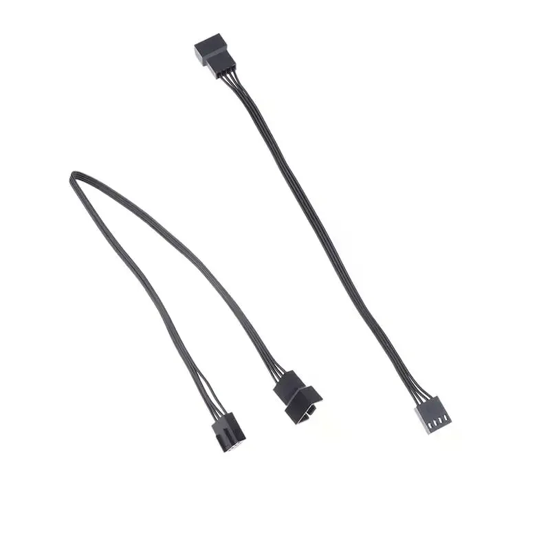 5PCS 4Pin PWM CPU Fan Wire Connector Adapter Computer Fan Extension Power Cable Replacement Accessories 24AWG