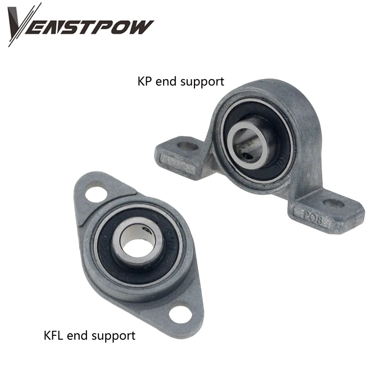 2pc KFL08 KP08 KFL000 KP000 KFL001 KP001 Bearing Shaft Support Spherical Roller Zinc Alloy Mounted Bearings Pillow Block Housing