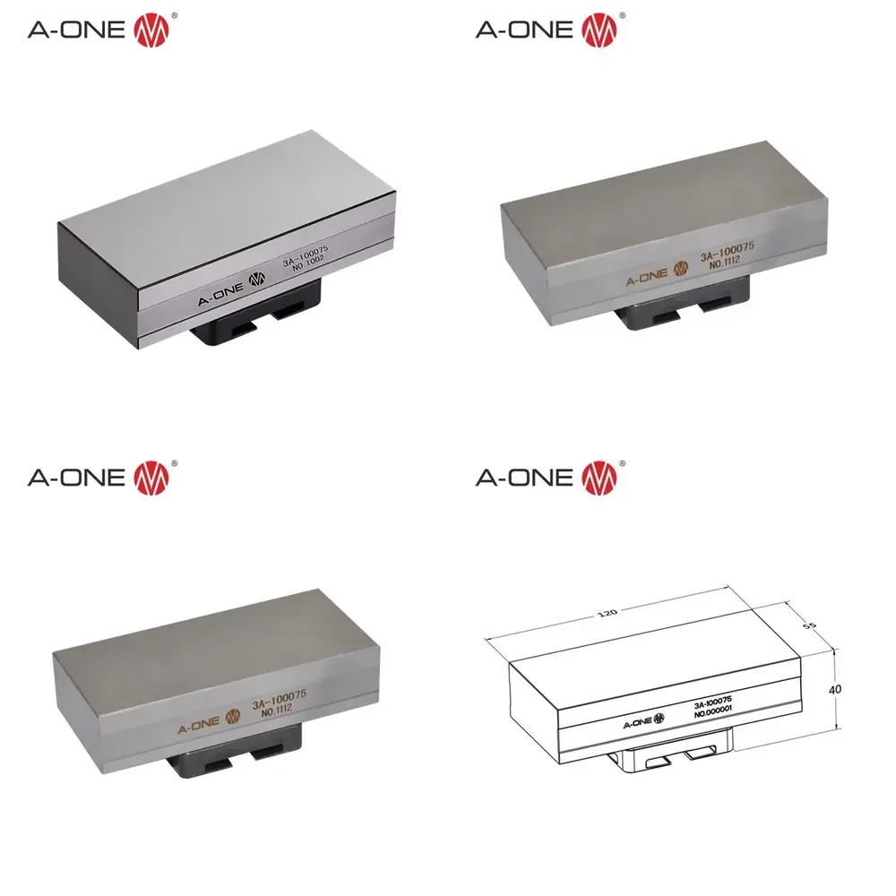A-ONE R Series Fixture R Type Flat Calibration Gauge 3A-100075 on CNC
