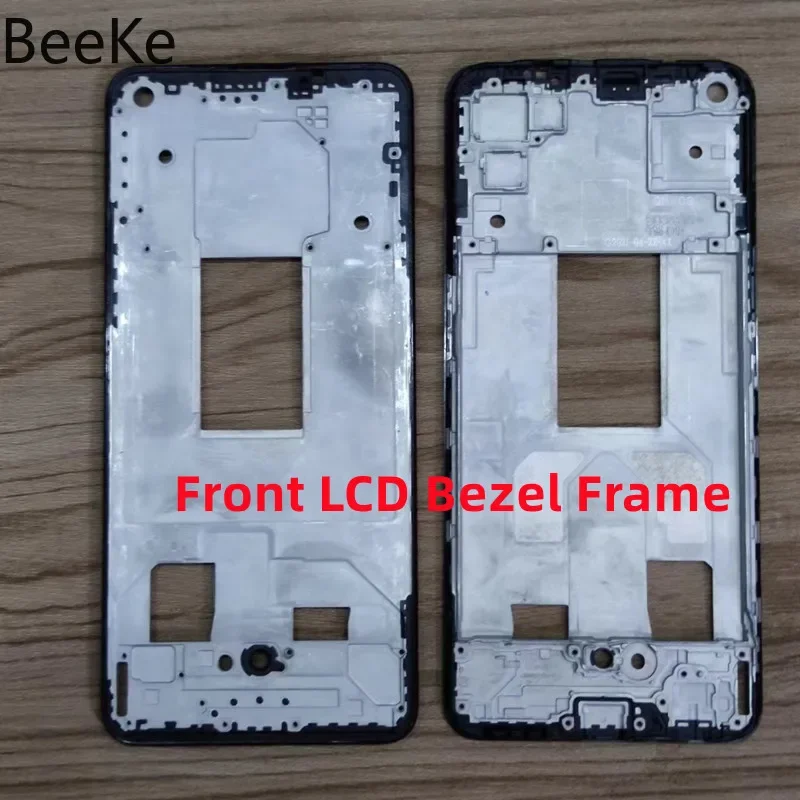 Replacement For Realme GT Master Edition RMX3360 RMX3363 Front LCD Bezel Plate Display Screen Middle Frame Sim Card Tray Holder