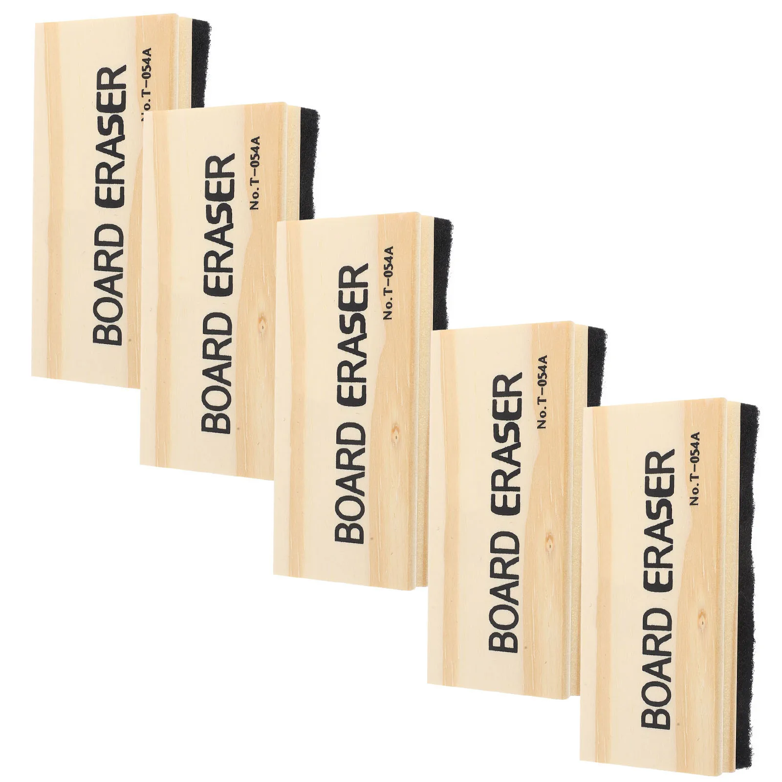 

5Pcs Wooden Blackboard Eraser Strong Dry Chalkboard Cleaning Brush for Classroom Office Home Use Blackboard Eraser