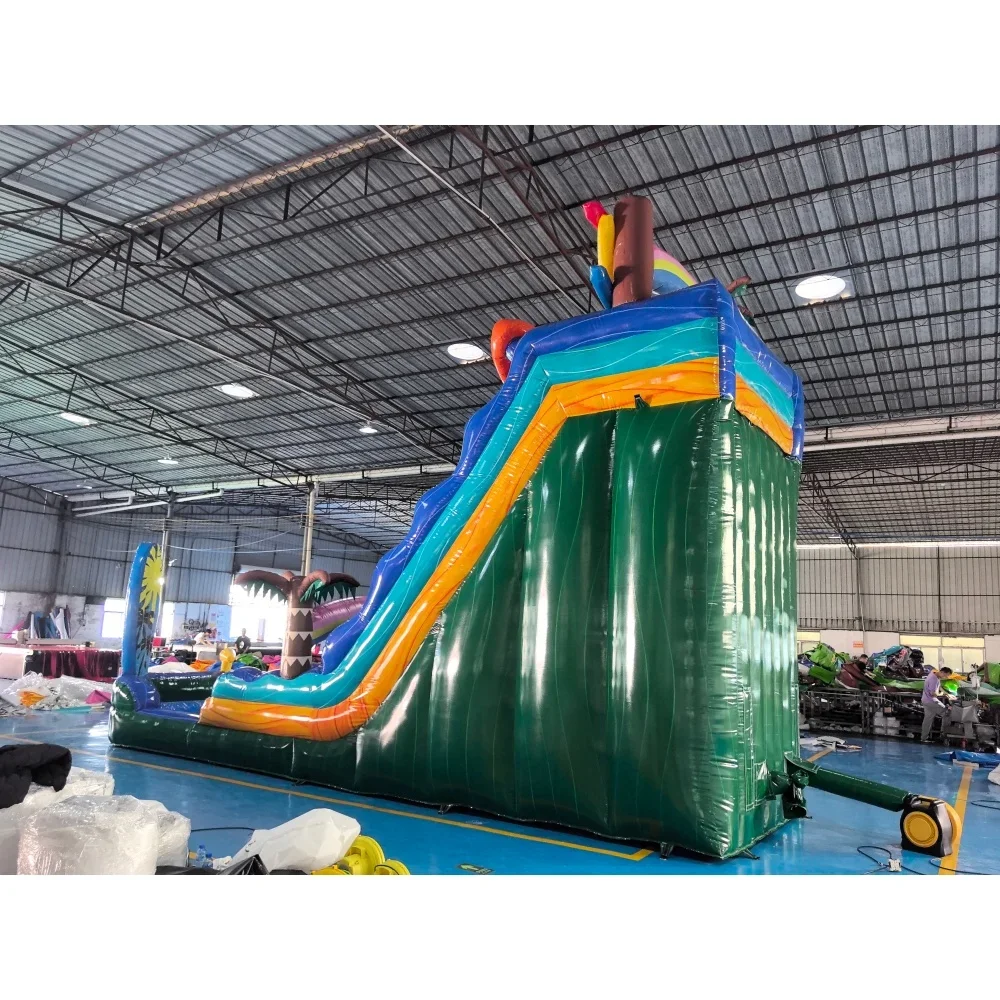 High Quality PVC Outdoor Inflatable Pool Water Slide Kids & Adults Backyard & Commercial Use Custom Capacity