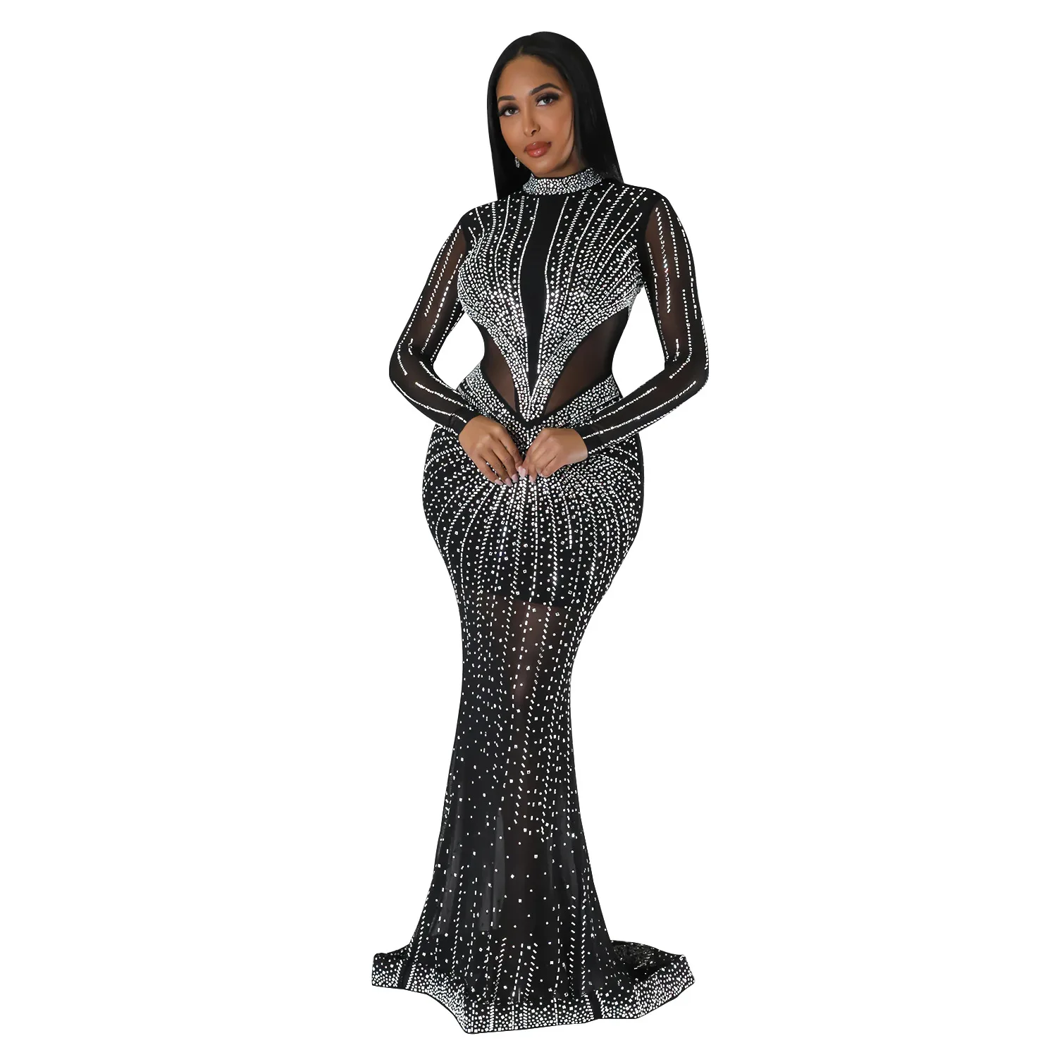 Personalizado wwomen adulto dança do ventre roupas elegantes malha espumante diamante sem mangas saia longa vestido de dança exótica