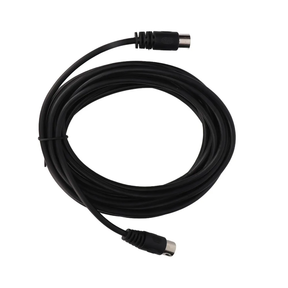 5m/16.4ft DIN 8Pin to DIN 8Pin Cable Plug and Play High Accuracy DIN 8Pin Male to DIN 8Pin Male Signal Sound Adapter Cable