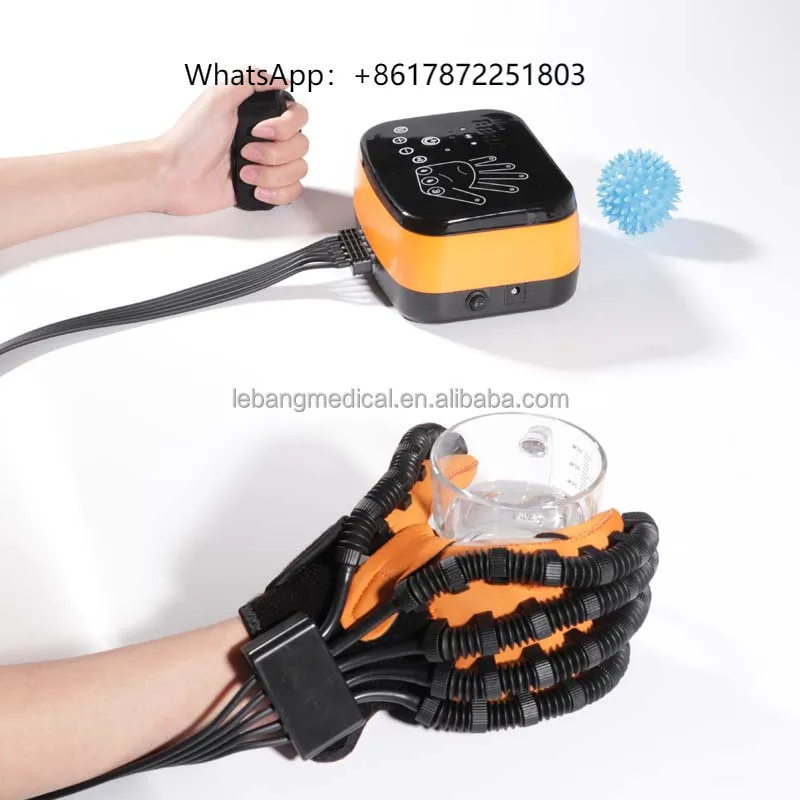 

Both-hand Finger Rehabilitation Trainer Hand Exercise Flexion Hemiplegic Stroke Electric Robot Hand Glove