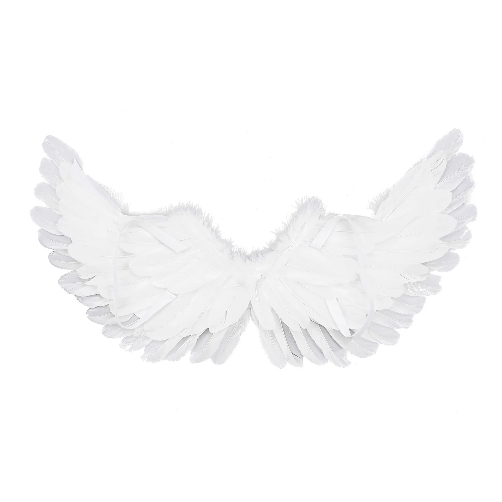 White/Black Angel Feather Wings Halloween Christmas Decoration Party Photo Props Stage Performance Show Scene Layout Angel Wings