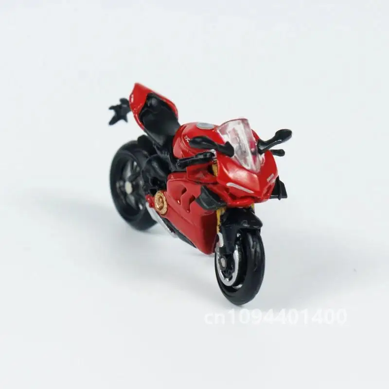 MINIGT 1: 64 Panigale V4 S w Girl 682 Locomotief Legering auto moto model