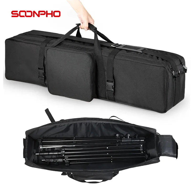 Soonpho Photographic Carry Bag For  Flash LED Video Light Tripod Light Stand Portable Storage Bag Single Layer Oxford Camera Bag