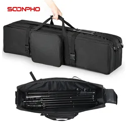 Soonpho Photographic Carry Bag For Flash LED Video Light Tripod Light Stand Portable Storage Bag Single Layer Oxford Camera Bag