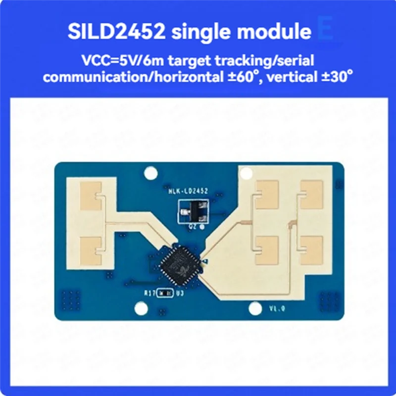 APPLIA-LD2452 Smart Home 24G Multi-Target Human Positioning And Tracking Radar Sensor Module 6M Long-Distance Detection